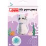 Gör-det-själv kit för pompom-katt Gör-det-själv kit för pompom-katt