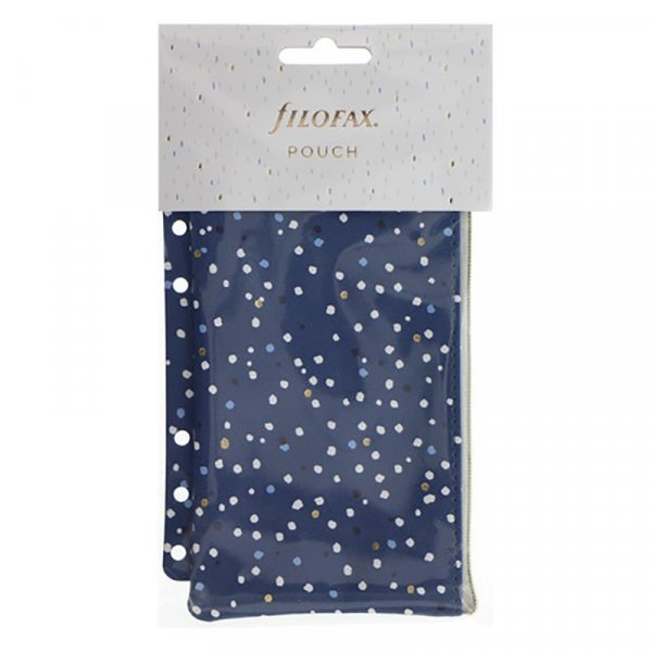 Lomme til Filofax med glidels - Indigo