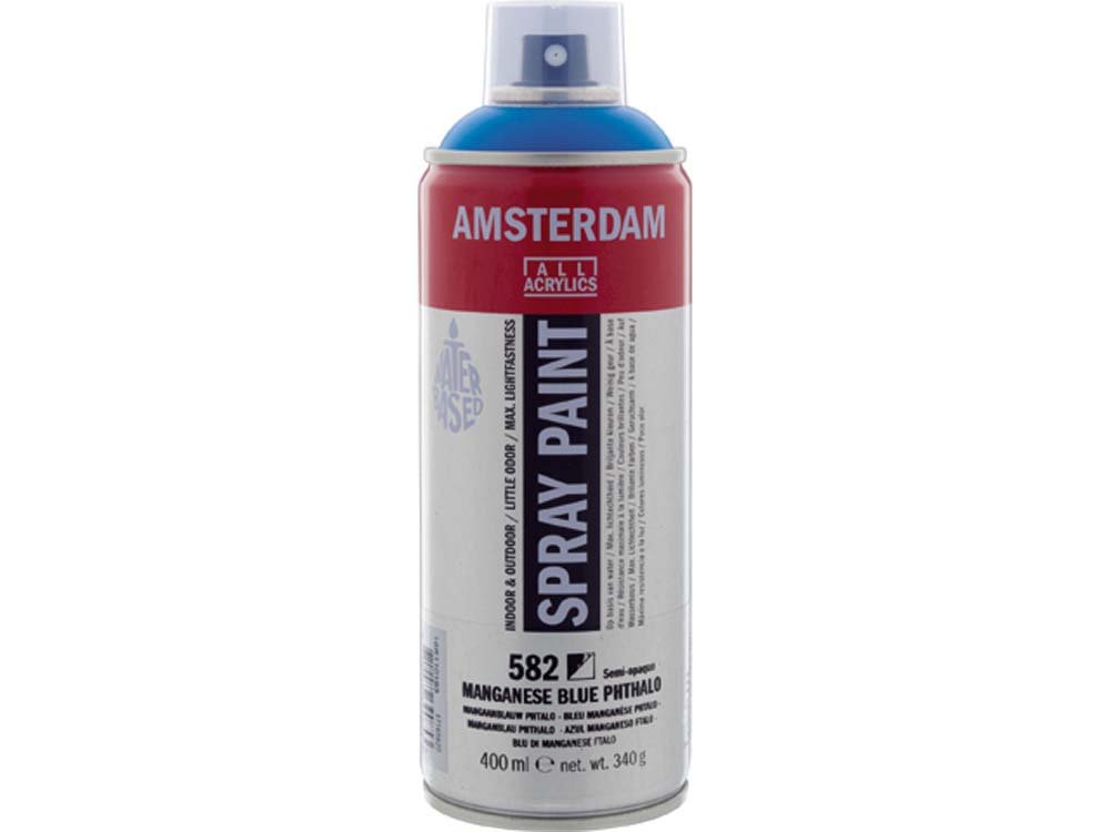 Amsterdam Spray 400 ml - Manganese Blue - Spraydåser, Spraymaling, Hobbyfarve
