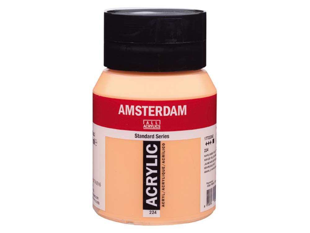 Amsterdam Akryl 500 ml - Naples Yellow Red - Akrylfarver, Kunstnerfarver