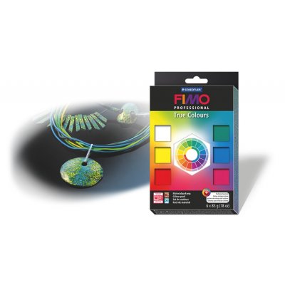 Modellervoks Fimo Professional 6x85 g - gte farver