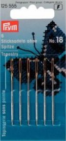 Broderinåle Væv Stump Spids 14 Si/Guldfarve 1,90x60 mm 6-pak - Broderinåle, Nåle, Sytilbehør