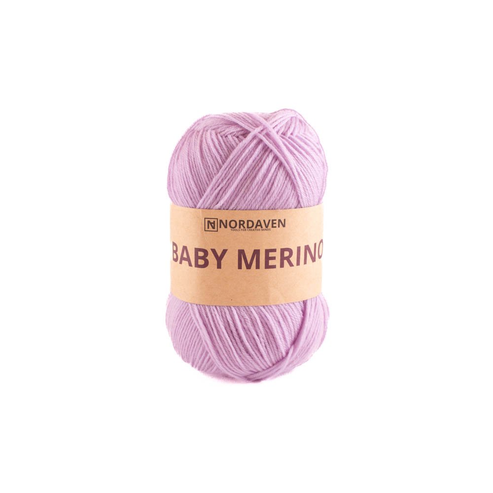 Nordaven Baby Merino - Pastel Lilac - Nordaven Baby Merino, Ullgarn, Garn, Sticka & virka