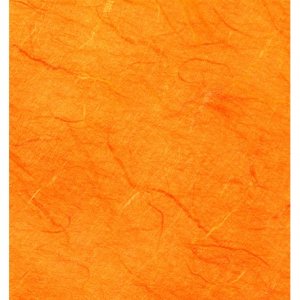 Papir stråvævet 0,70 x 1,50 m - Orange