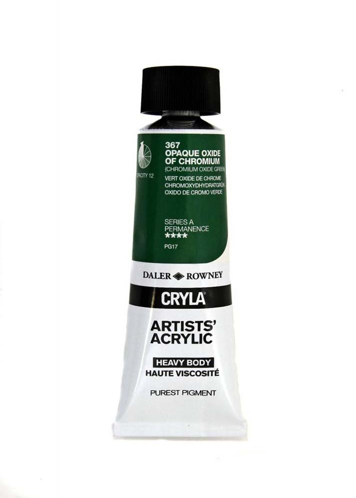 Akrylfärg Cryla 75ml - Opaque Oxide Of Chrome - Akrylfärger, Konstnärsfärger