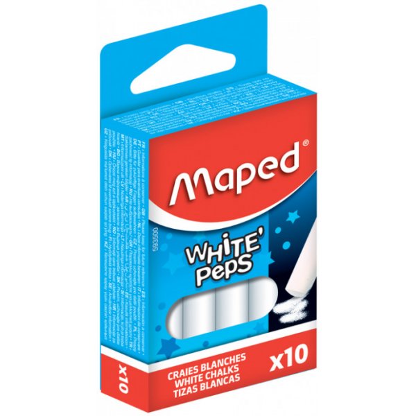 Krita - Maped - Vita kritor 10-pack