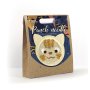 Punch needle-kit med djurhuvudram 15 cm
