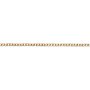 Halskedja med l�s f�rgylld 80 cm 1 mm - 1 st