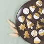 Utstickare julmotiv 3-pack i rostfritt st�l