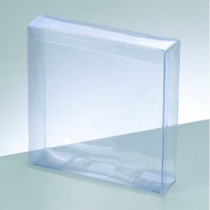 Plastboks 15 x 15 x 3,5 cm - Transparent