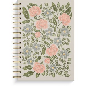 Notesbog A5 blomsterdrømme linjeret spiralindbundet Notesbog A5 blomsterdrømme linjeret spiralindbundet