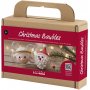Mini DIY Kit Julgranskulor - Jultomte och ngel