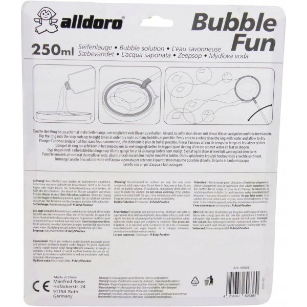 S�pbubbelset XXL ring 21 cm med v�tska 250 ml - Alldoro
