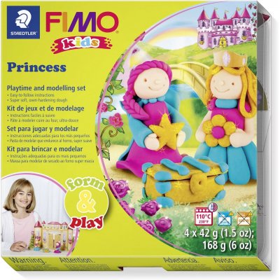 Modelleringsst Fimo Kids Form & Play - Prinsesse