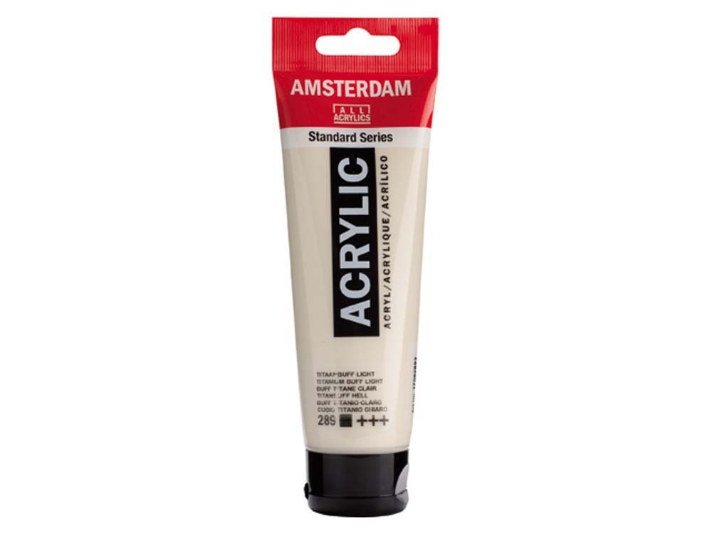 Amsterdam Akrylmaling 120 ml - Titanium Bleggult Lys - Akrylfarver, Kunstnerfarver
