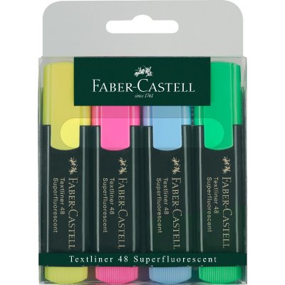 Over -String blyant TextLiner 48 - 4 farger