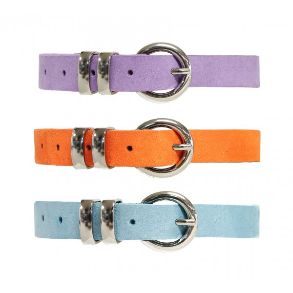 20 mm damsk�rp i borstad kalvl�der