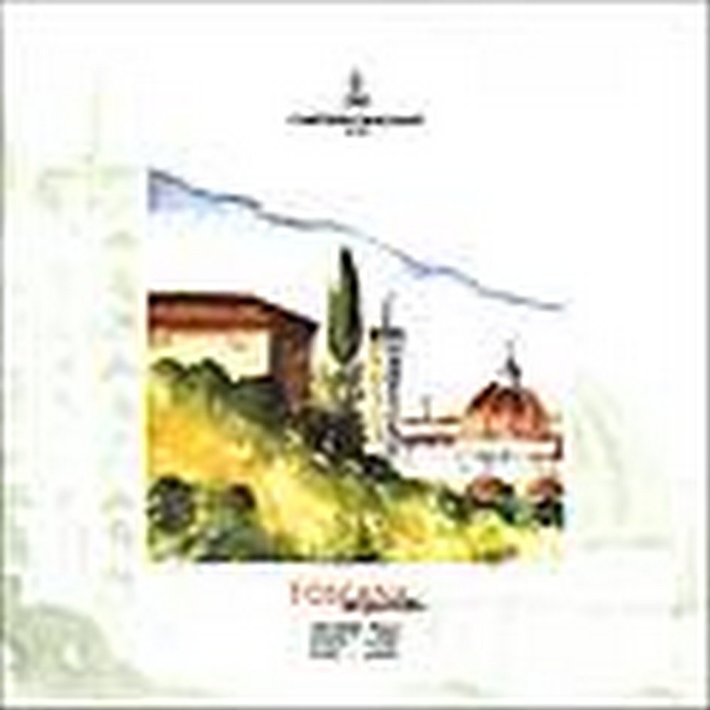 Akvarelblok Magnani Toscana 300 g GG - 20x20cm - Akvarelpapir, Blok
