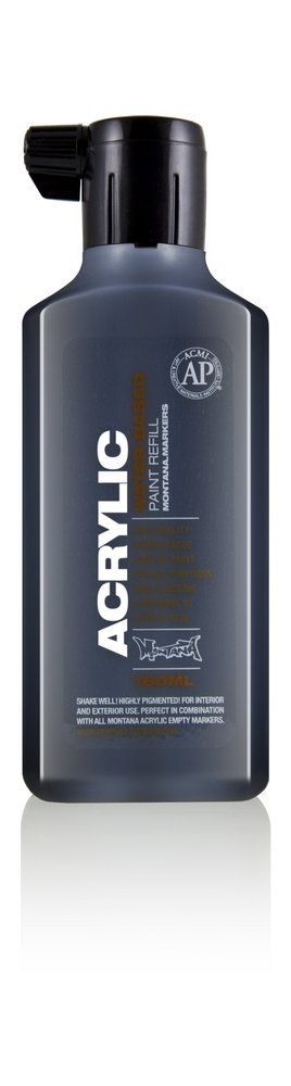 Montana Akryl Refill Short - 180 ml Sort - Montana Markers, Markers, Penne, Penne, kridt & tusch