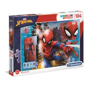 Brnepuslespil 104 brikker - Spider-Man