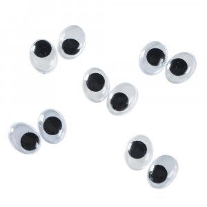 �gon r�rlig pupill 10 mm - 10-pack. ovala