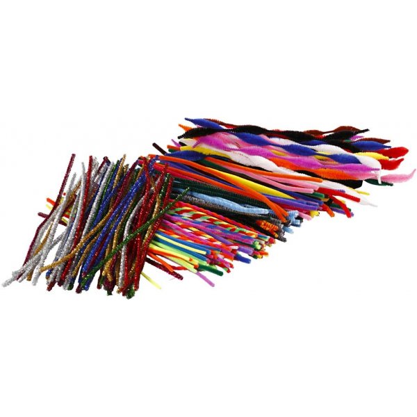 Piprensare - mixade färger - 250 st Piprensare - mixade färger - 250 st