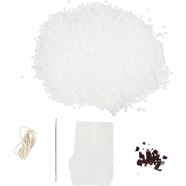 DIY Lysstøbesæt Julemanden 4-pak Rød - Paraffinvoks DIY Lysstøbesæt Julemanden 4-pak Rød - Paraffinvoks
