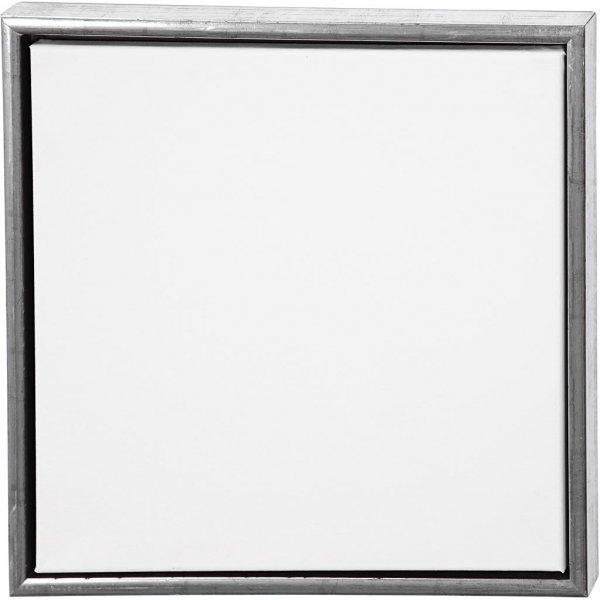 ArtistLine Canvas med ram - antiksilver/vit - 44x44 cm ArtistLine Canvas med ram - antiksilver/vit - 44x44 cm