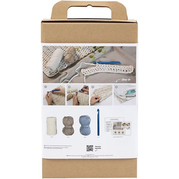 DIY Kit Virkning, Bordstablett DIY Kit Virkning, Bordstablett