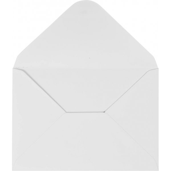 Kuvert - vit - 11,5 x 16 cm - 10 st Kuvert - vit - 11,5 x 16 cm - 10 st