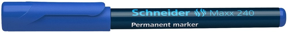 Maxx 240 Permanent (1-2 mm) - Blå - Markørpenne, Penne, Penne, kridt & tusch