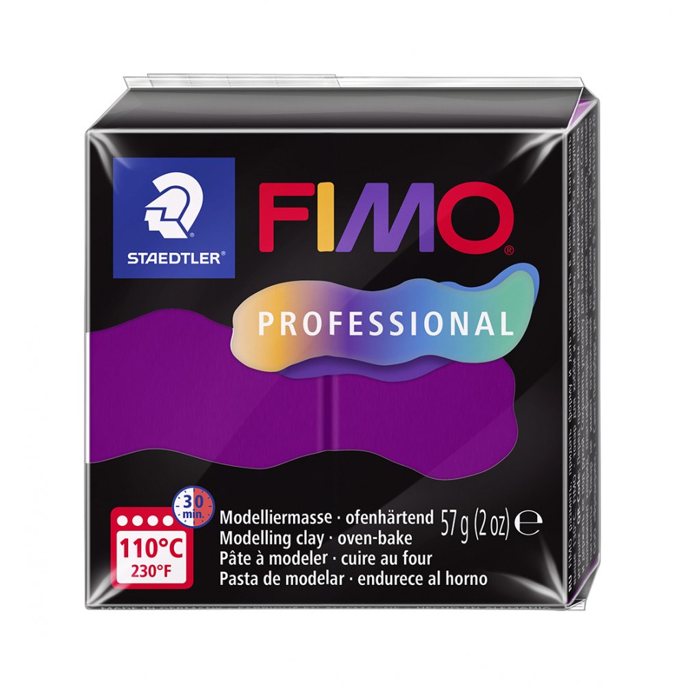 Modellervoks Fimo Professional 57 g - Violet - Fimolera, Modellere, Hobbyartikler til børn, Hobbymateriale, Håndværk