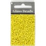 Rocailleperler 3 mm Gul 25 g Rocailleperler 3 mm Gul 25 g