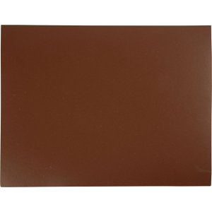 Linoleumsflise - brun - 30 x 39 cm