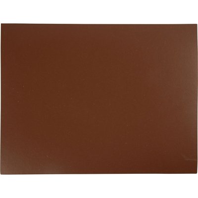 Linoleumplatta - brun - 30 x 39 cm