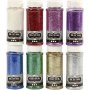 Glitter - mixade frger - 8 x 110 g
