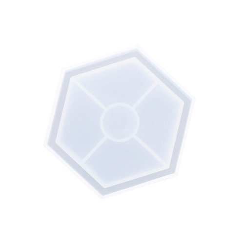 Silikonform för underlägg sexkantig 11,5 x 10 cm Silikonform för underlägg sexkantig 11,5 x 10 cm