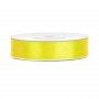 Satinband - 25 m - Gult - Bredd: 12 mm