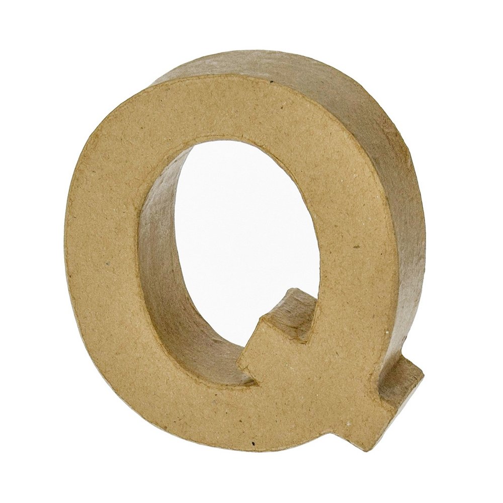 Bokstav H 10 x T 3 cm - Q - Pappbokstaver, Bokstaver og siffer, Pappartikler, Dekorstammer, Hobbymateriale, Håndverk
