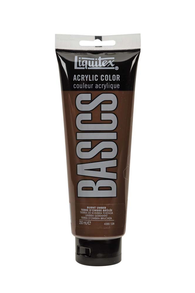 Akrylfärg Liquitex 250 ml - 128 Burnt Umber - Akrylfärger, Konstnärsfärger