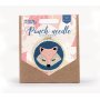 Punch needle-kit med r�vmotiv, � 20 cm