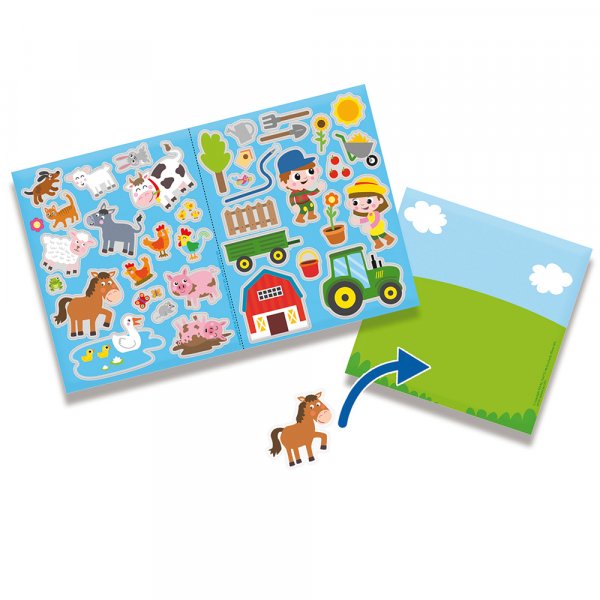 Klistermærker (genanvendelige) - Farm Klistermærker (genanvendelige) - Farm