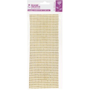 Guldig dekorationssticker 10 x 25,5 cm Guldig dekorationssticker 10 x 25,5 cm