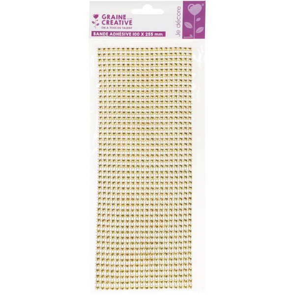 Guldig dekorationssticker 10 x 25,5 cm Guldig dekorationssticker 10 x 25,5 cm