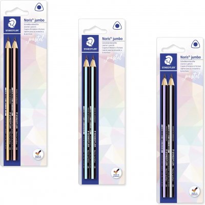 Noris Jumbo Blyanter Pastell - 2 blyanter