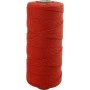 Makram�snor tynd 1 mm 315 m R�d - 1 n�gle