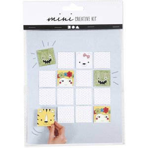 Mini DIY-sett Minnespill med tusjpenner Mini DIY-sett Minnespill med tusjpenner