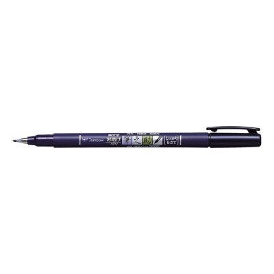 Tombow Brush pen Fudenosuke Hard spiss Svart