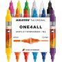 Akrylmarker One4All Twin 1,5 + 4mm