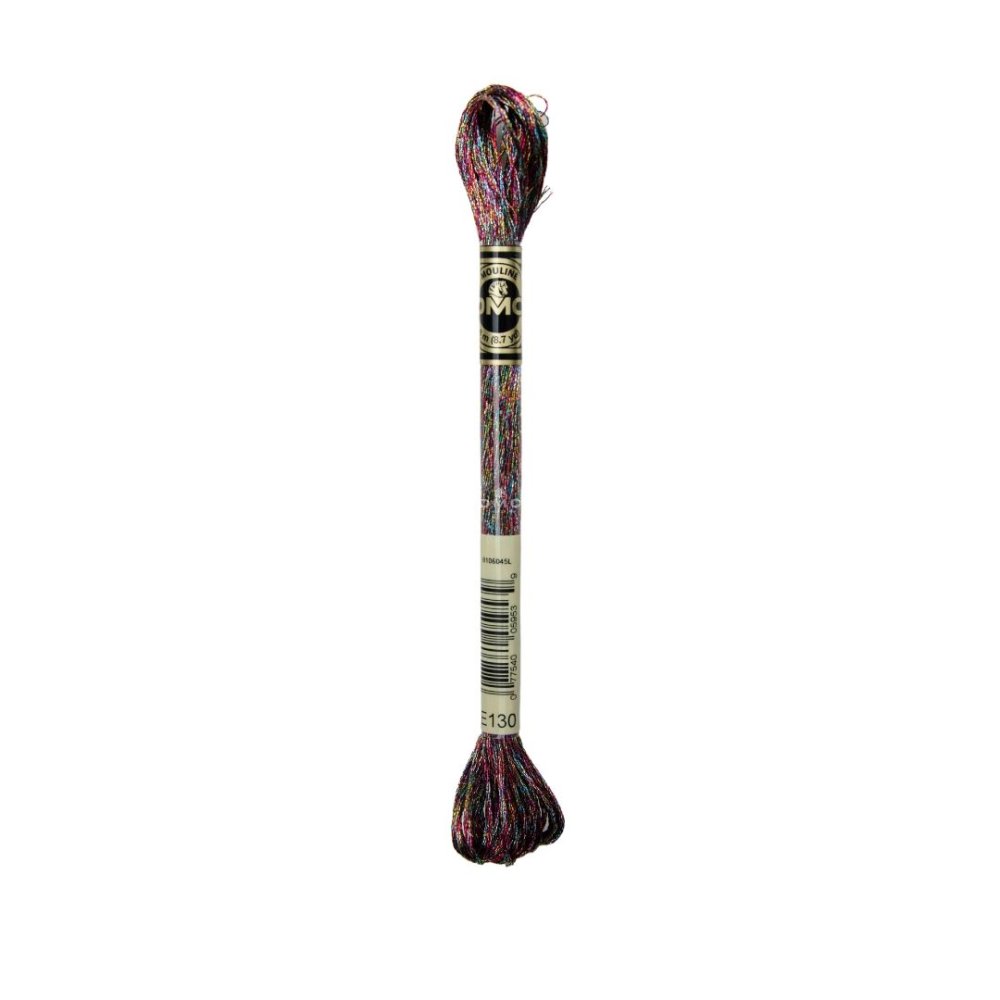 DMC Mouliné art. 317W Light Effects, E130 Metallic Winter Sparkle - Moulinegarn, Garn, Sticka & virka